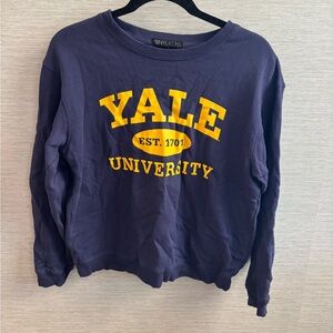 Yale University Navy Crew Neck Sweater